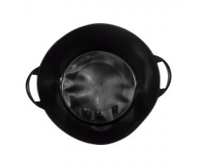 Capazo 65 litros asa reforzada plástico negro / BKT65BP