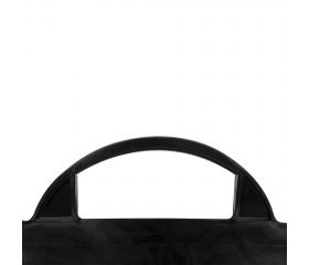 Capazo 65 litros asa reforzada plástico negro / BKT65BP