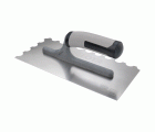 Peine diente radio de acero inoxidable con mango abierto bimaterial 10 mm / 587410RBIMINOX