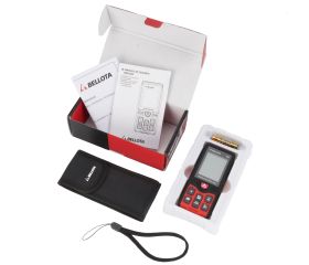 Medidor láser 50 m con nivel digital para trabajos de medición y cálculo de presupuestos / MED