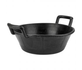 Cubo de caucho espuerta 11 litros negro / BKCESP11BP