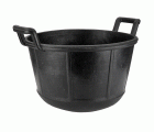 Carbonera de caucho 30 litros negra / BKCCARB30BP