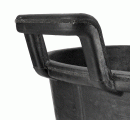 Carbonera de caucho 30 litros negra / BKCCARB30BP