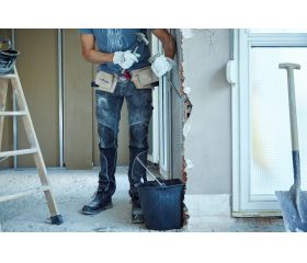 Cubo plano 13 litros con asa metálica negro / BKCIND13BM