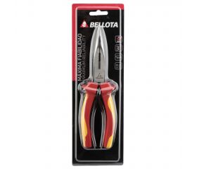 Alicate manipulación aislado con bocas semiredondas curvas para trabajos eléctricos de sujeción con tensión hasta 1.000V / 26122VDE