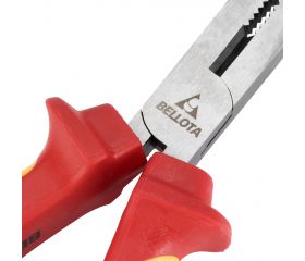 Alicate manipulación aislado con bocas semiredondas curvas para trabajos eléctricos de sujeción con tensión hasta 1.000V / 26122VDE