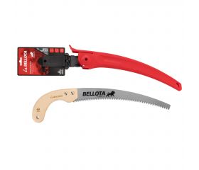 Serrucho de poda profesional Clásico gama León con mango de madera curvo / 450MC