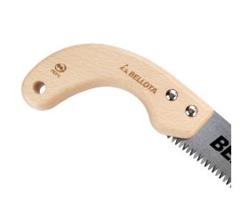 Serrucho de poda profesional Clásico gama León con mango de madera curvo / 450MC