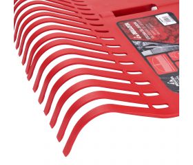 Escoba de plástico tipo rastrillo sin mango/ 3035