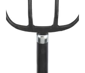 Horca forjada de 4 púas para recoger heno y estiércol / 9024A