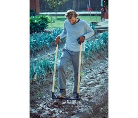 Horca Ecológica 5 púas, mangos de madera certificada / 9145ECO