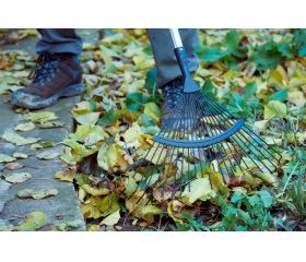 Escoba púas redondas para la limpieza de suelos de gravilla sin mango / 3040