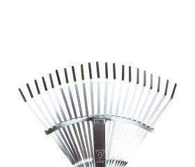 Escoba ajustable púa plana para limpieza de césped con mango madera FSC  / 3042CM