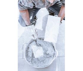 Paleta norte con mango madera para trabajos de albañilería / 5844