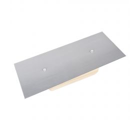 Llana trapezoidal con mango de madera para trabajos de acabado / 5862