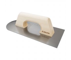 Llana redonda con mango de madera para trabajos de acabado / 5863