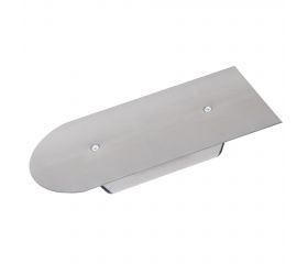 Llana redonda con mango bimaterial para trabajos de acabado / 5863BIM