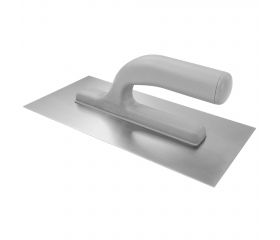 Llana recta inoxidable con mango abierto plástico para trabajos de acabado / 25864INOX