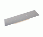 Llana larga recta inoxidable con mango de madera para trabajos de acabado / 5865INOX