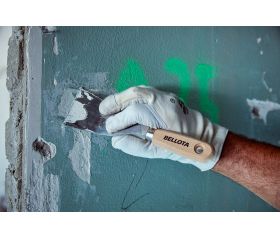 Espátula de acero con mango de madera para trabajos de acabado / 5890