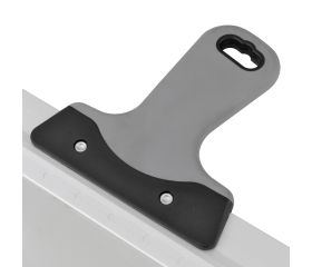 Espátula ancha de inoxidable con mango bimaterial para trabajos de acabado / 5899BIM