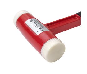 Martillo antirebote boca de nylon con mango metálico para golpeo de piezas / 8051