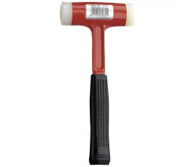 Martillo antirebote boca de nylon con mango metálico para golpeo de piezas / 8051