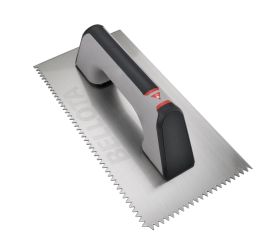 Peine diente triangular con mango bimaterial para trabajos de alicatado y solado / 5871BIM