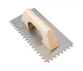 Peine diente castillo con mango madera para trabajos de alicatado y solado / 5873