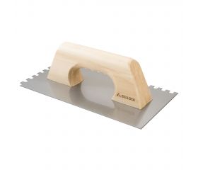 Peine diente castillo con mango madera para trabajos de alicatado y solado / 5873