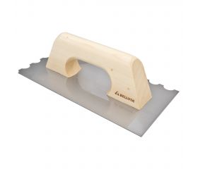 Peine diente radio con mango madera para trabajos de alicatado y solado / 5873R