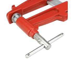 Sargento profesional extra con émbolo y mango en cruz de 120 mm de alcance / 51225