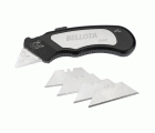 Cutter metálico con hoja trapezoidal de 19 mm para instalación de placa y trabajos de corte / 51407
