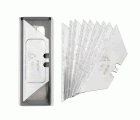 Hojas recambio trapezoidal de 19 mm para cutter metálico 5 unidades / H51407