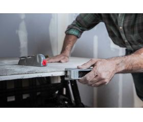 Escofina metálica 140 mm de hojas intercambiables para desbaste o ajuste del corte de placas de yeso laminado / 4107140