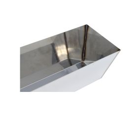 Gavetilla de acero inoxidable para remates con masilla o trabajos de acabado / 50271