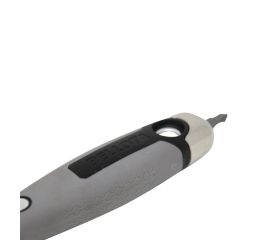 Espátula de acero inoxidable con mango bimaterial y punta para trabajos de rejunteo y remates en placa / 5894150PN