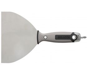 Espátula de acero inoxidable con mango bimaterial y punta para trabajos de rejunteo y remates en placa / 5894150PN