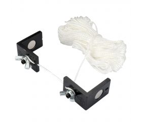 Escuadras con imán e hilo para trabajos de alineado de ladrillos en albañilería / 50251