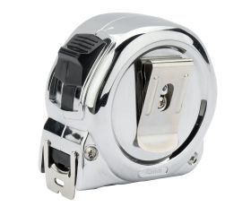 Flexómetro cromado para trabajos de medición / 50012