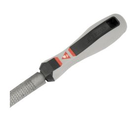 Escofina ebanista mediacaña con mango bimaterial / 4102MB