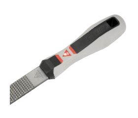 Escofina carpintero plana punta con mango bimaterial  / 4103MB