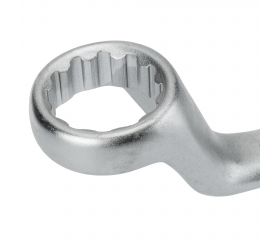 Llave estrella acodada forjada en acero CrV para apriete y ajuste / 6420