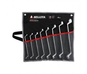 Juego bolsa de llaves estrella acodadas forjadas en acero CrV para apriete y ajuste / 6492BS