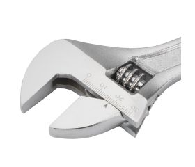 Llave ajustable de moleta central forjada en acero CrV / 6460