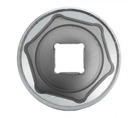 Llave de vaso con cuadrado de 1/2' forjada en acero CrV / 6520