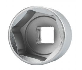 Llave de vaso con cuadrado de 1/2' forjada en acero CrV / 6520