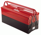 Caja portaherramientas metálica de 2 alturas / 6902500