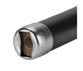 Mango de madera barnizada con anilla para horca 750mm/ M902AC75