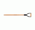 Mango de madera sin barnizar con anilla metálica para palote de 480 mm / M5604ASB